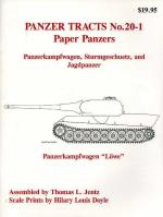 26643 - Jentz-Doyle, T.L.-H.L. - Panzer Tracts 20-1 Paper Panzers