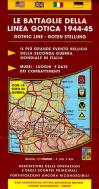 46729 - AAVV,  - Cartina: Battaglie della Linea Gotica 1944-45 Settore occidentale