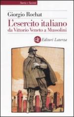 33725 - Rochat, G. - Esercito Italiano da Vittorio Veneto a Mussolini (L')