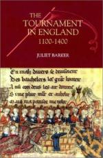 45783 - Barker, J.R.V. - Tournament in England 1100-1400 (The)